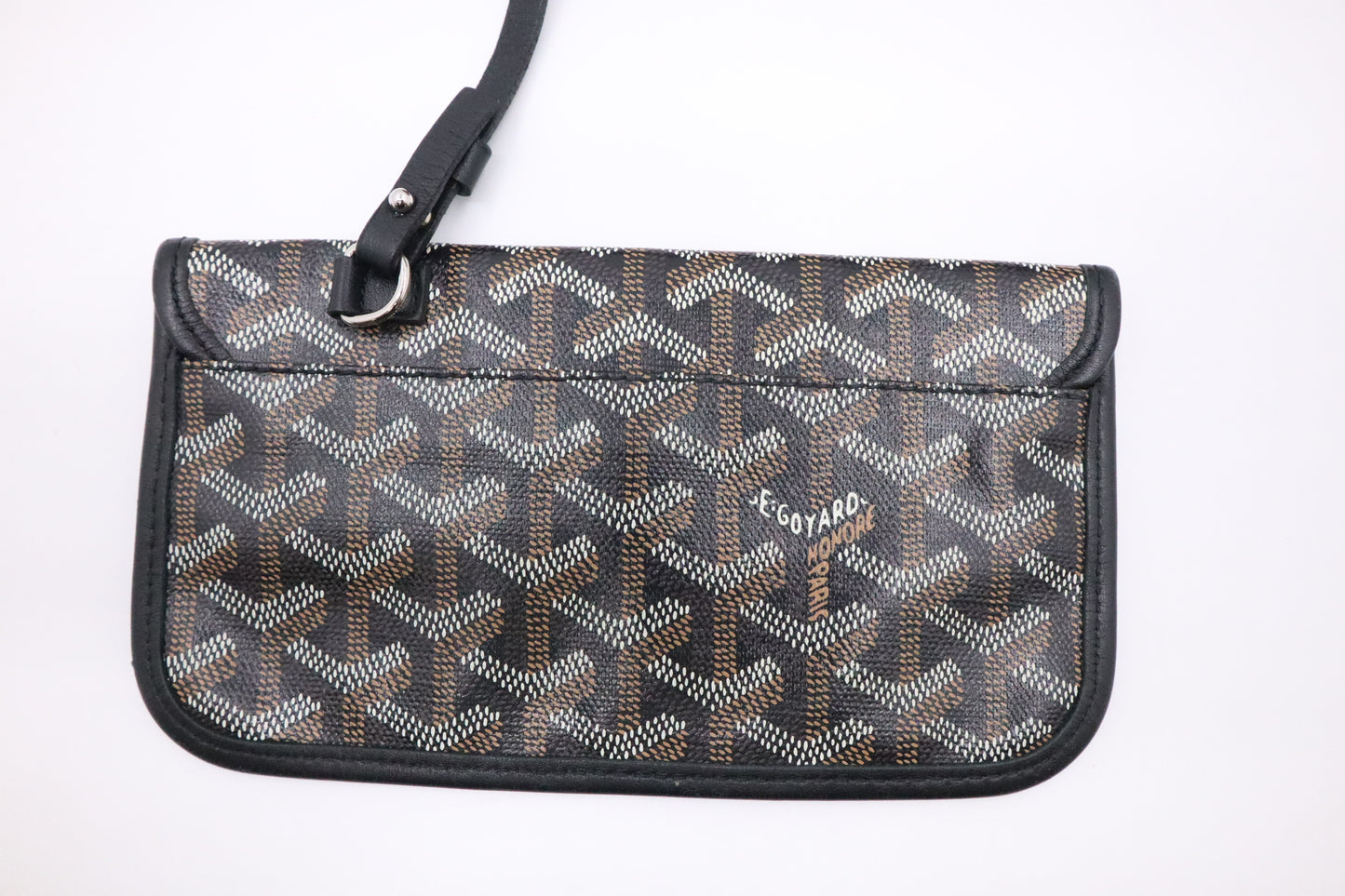 Goyard Saint Louis PM in Black Goyardine Canvas