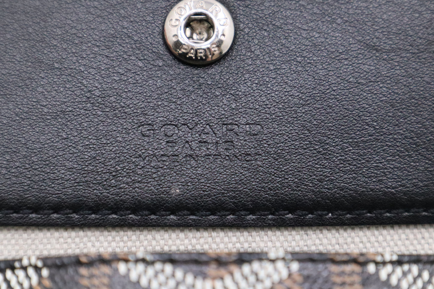 Goyard Saint Louis PM in Black Goyardine Canvas