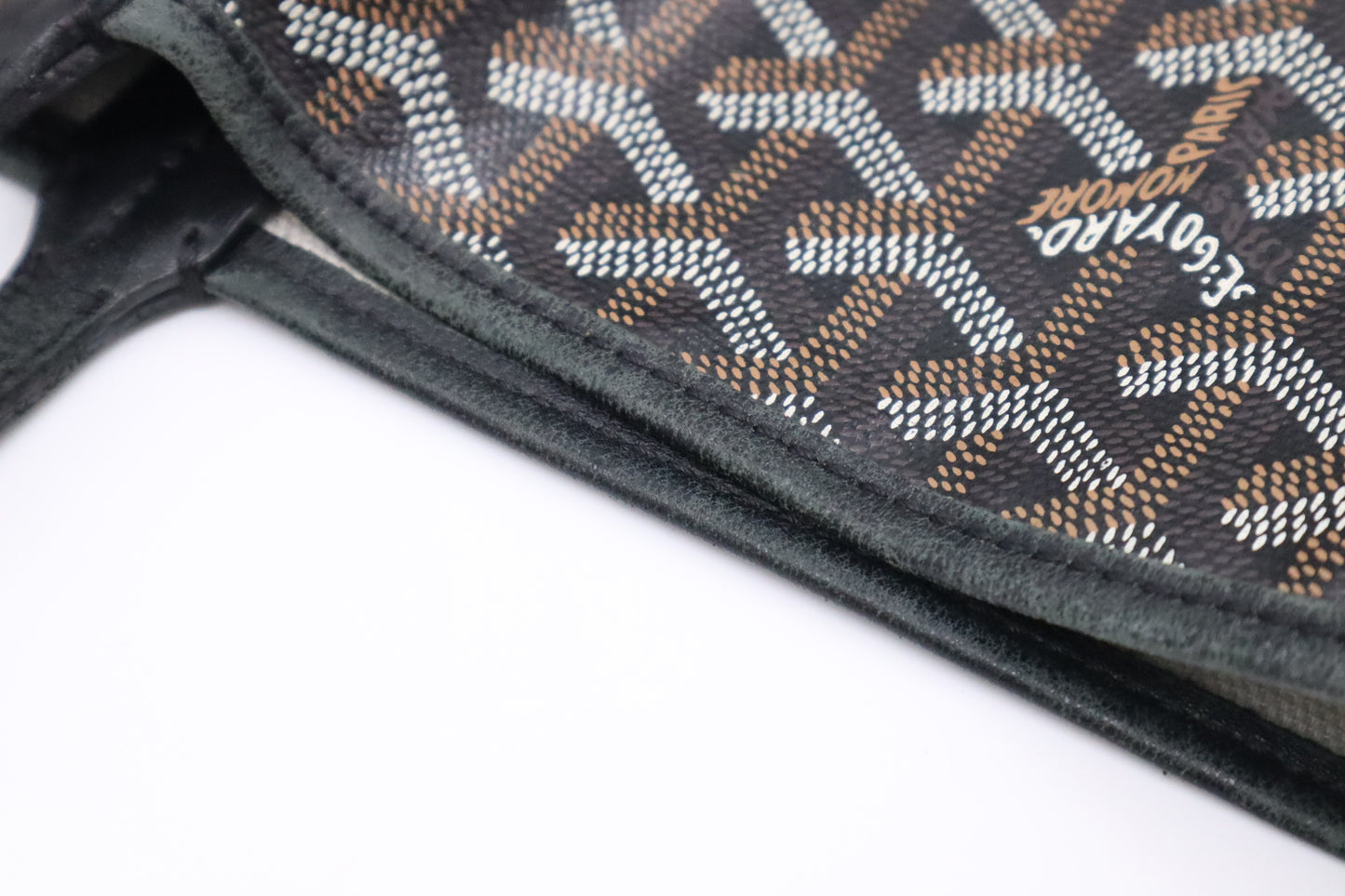 Goyard Saint Louis PM in Black Goyardine Canvas