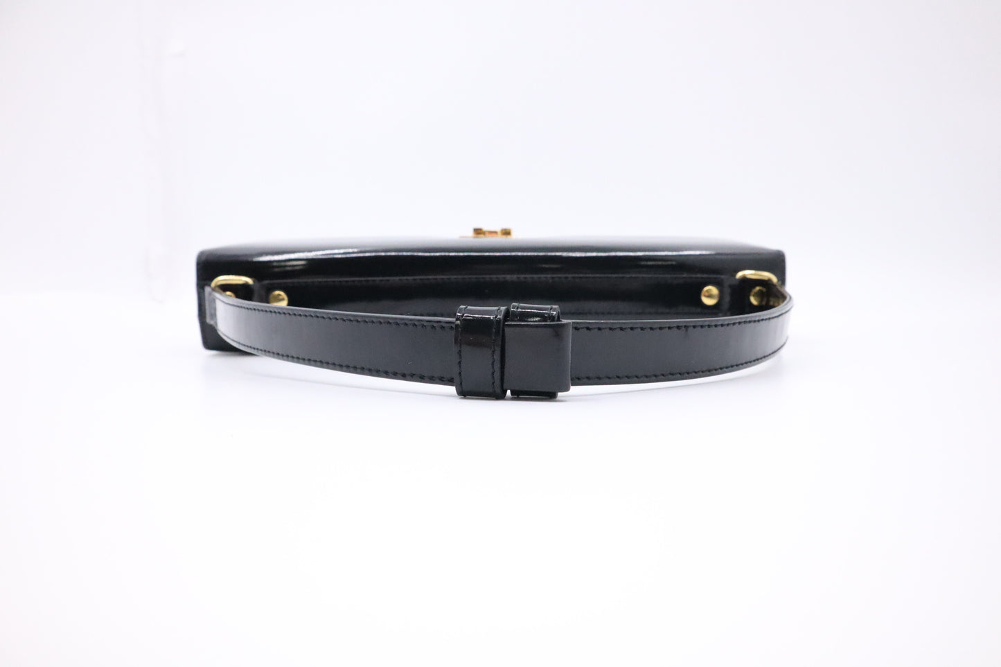Ferragamo Handbag in Black Patent Leather