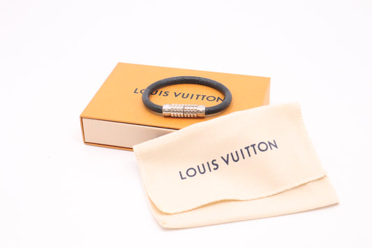 Louis Vuitton Digit Bracelet in Damier Graphite