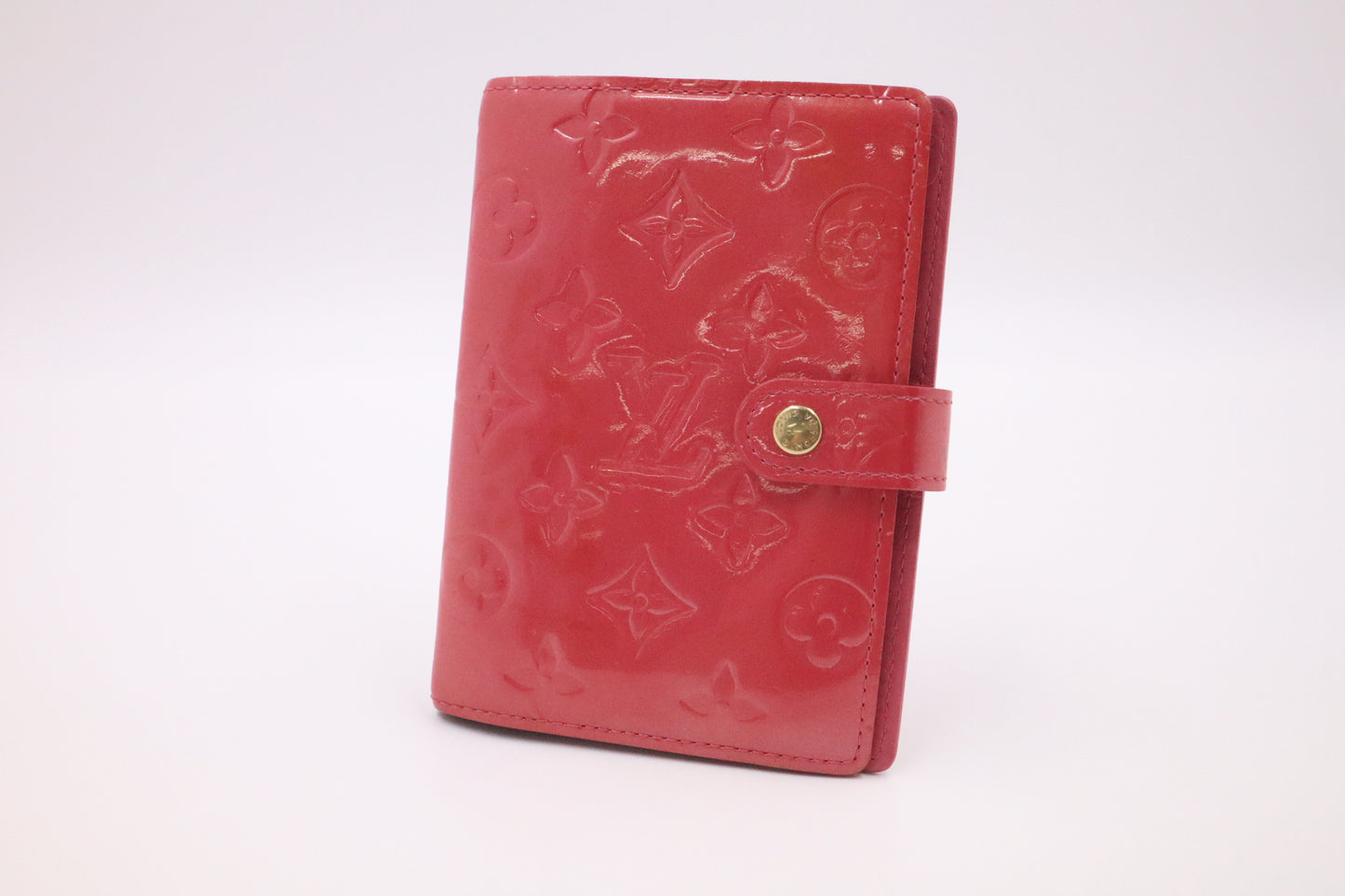 Louis Vuitton Agenda PM in Pink Vernis Leather