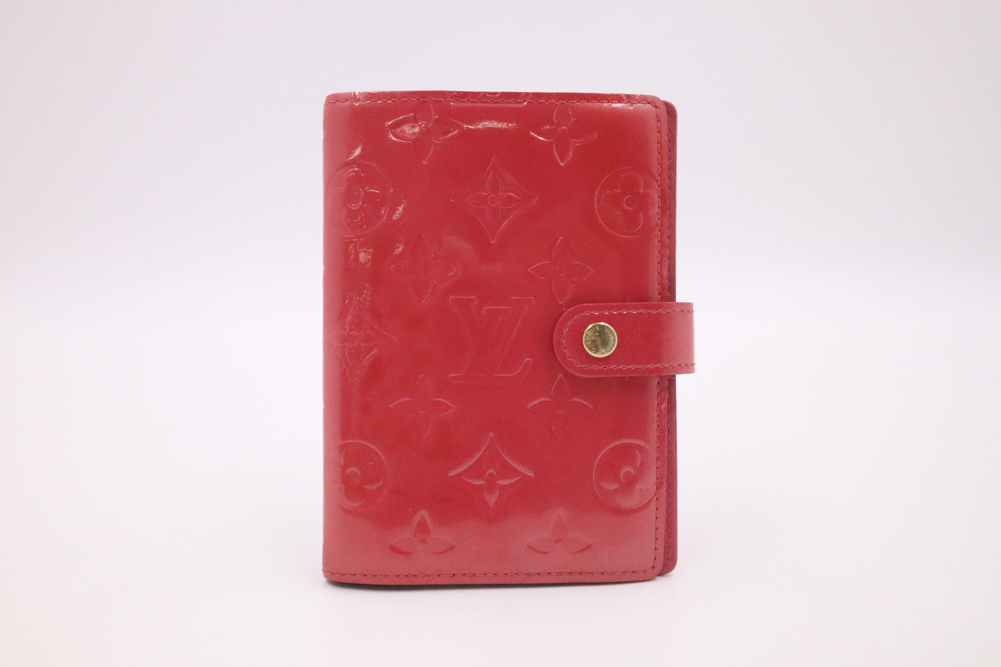 Louis Vuitton Agenda PM in Pink Vernis Leather
