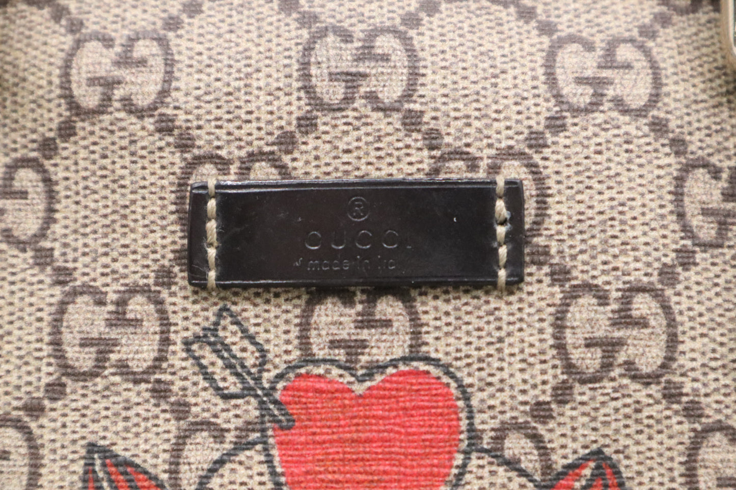 Gucci Small Boston Bag in Roses Tattoo Canvas