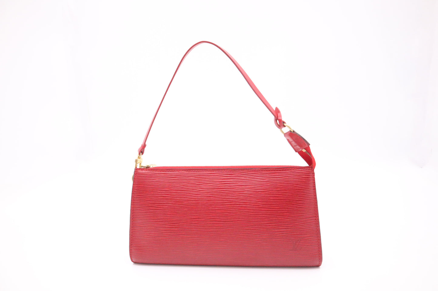 Louis Vuitton Pochette Accessoires in Red Epi Leather