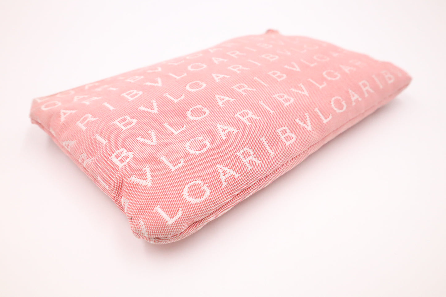 Bvlgari Tote in Pink Canvas