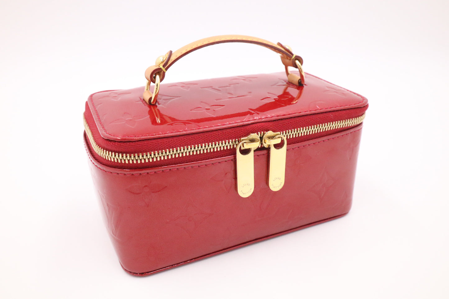 Louis Vuitton Vanity Case in Pomme D'Amour Vernis Leather