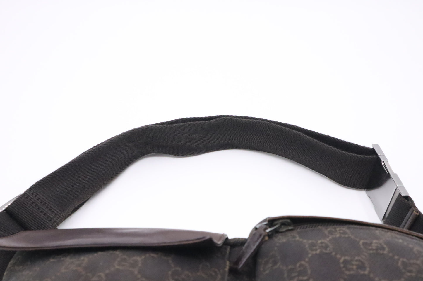 Gucci Waist Bag in Dark Brown GG Canvas