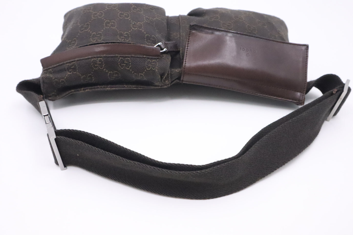 Gucci Waist Bag in Dark Brown GG Canvas