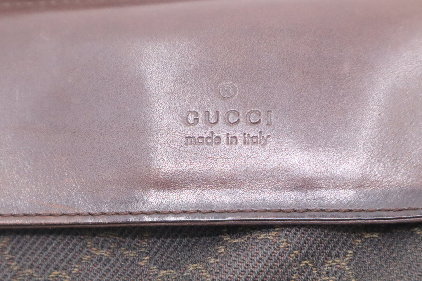 Gucci Waist Bag in Dark Brown GG Canvas