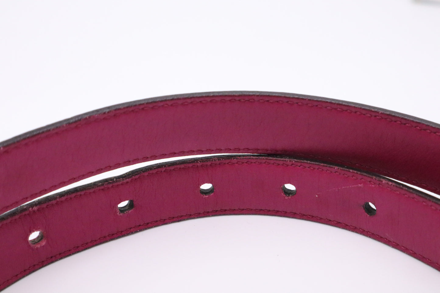 Gucci Belt in Pink GG Patent Leather