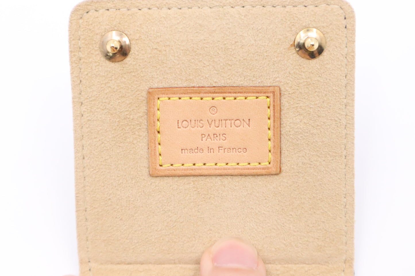 Louis Vuitton Envelope Jewelry Case in Mini Monogram Canvas