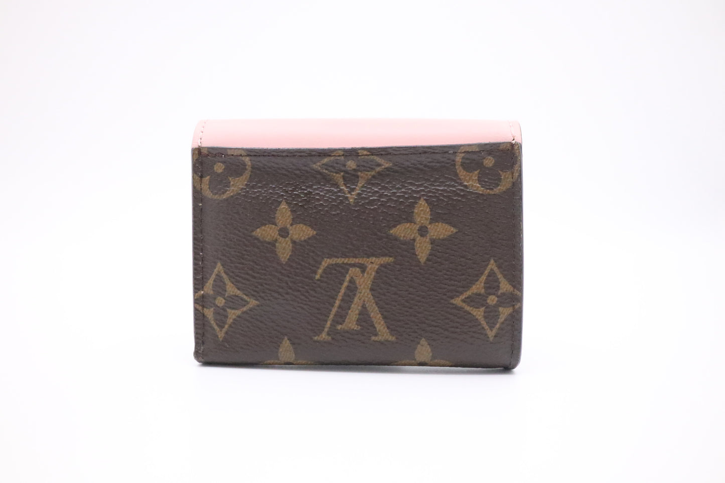 Louis Vuitton Zoe Wallet in Rose Ballerine Pink Leather and Monogram Canvas