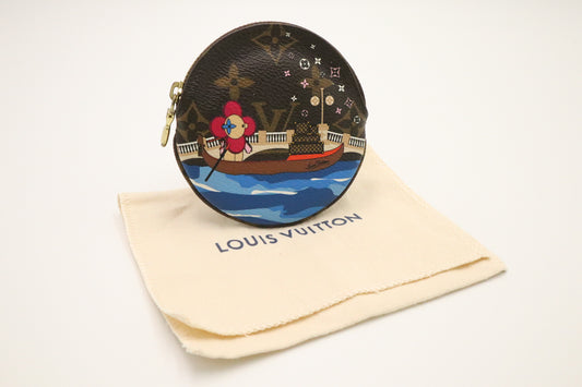 Louis Vuitton Venice Christmas Coin Case in Christmas Monogram Canvas