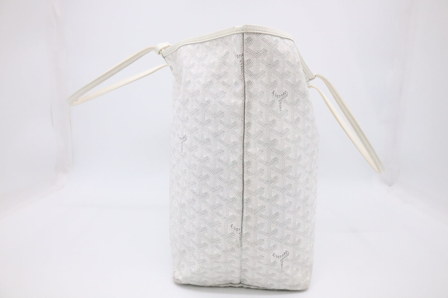 Goyard Saint Louis GM in White Goyardine Canvas