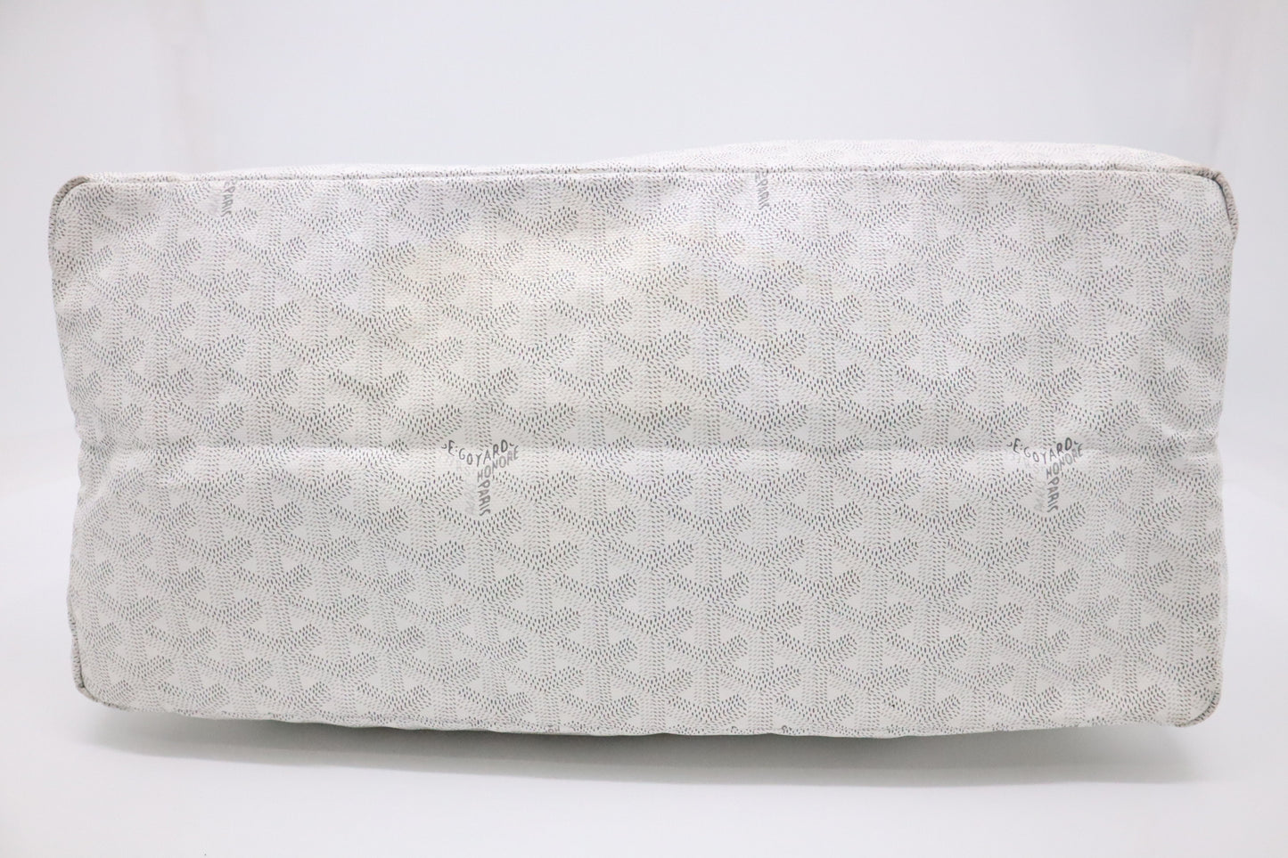 Goyard Saint Louis GM in White Goyardine Canvas