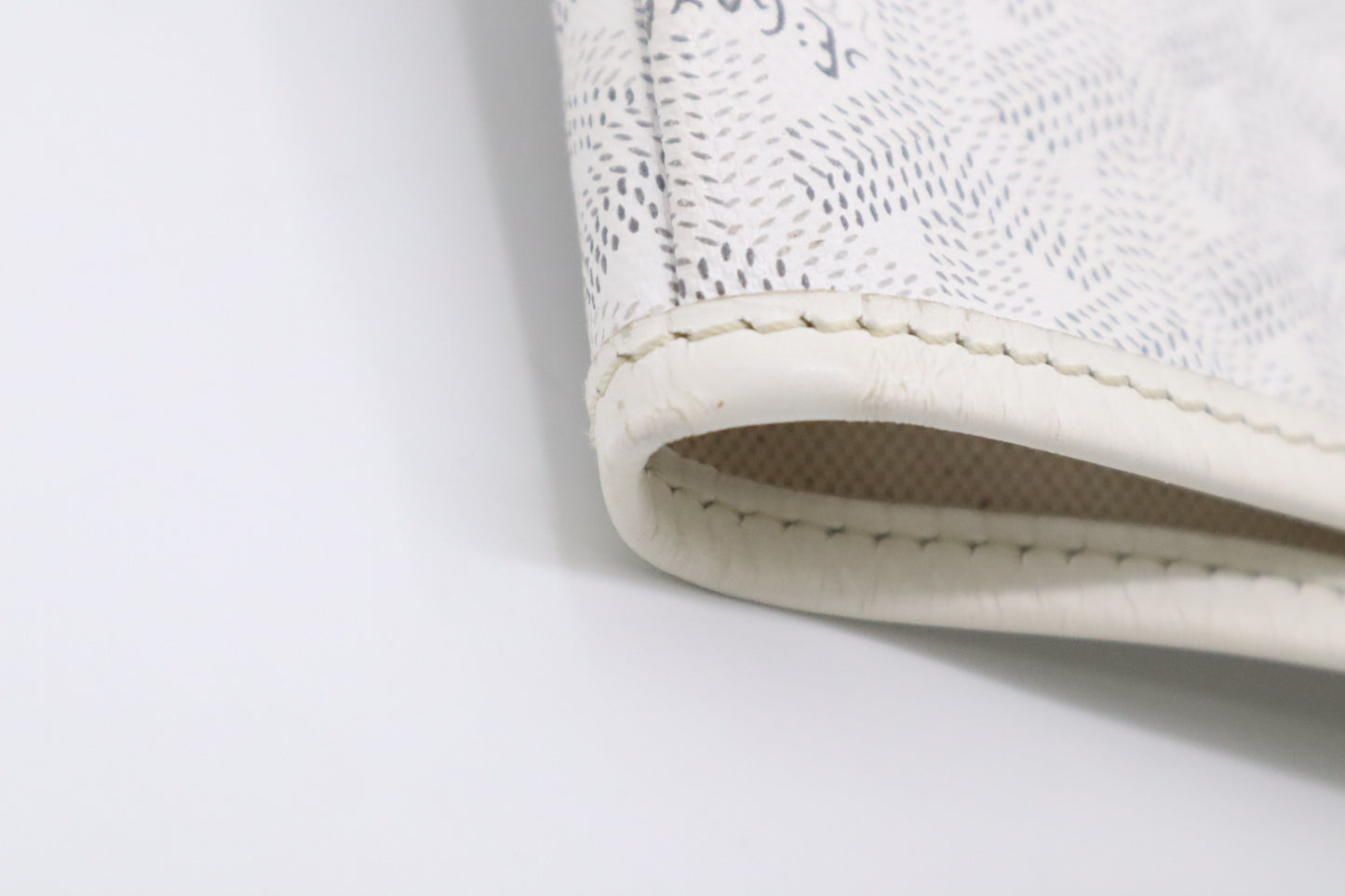 Goyard Saint Louis GM in White Goyardine Canvas