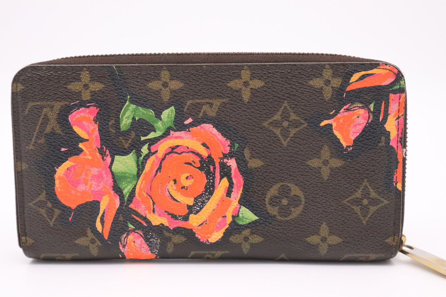 Louis Vuitton x Stephen Sprouse Zippy Long Wallet in Roses Monogram Canvas