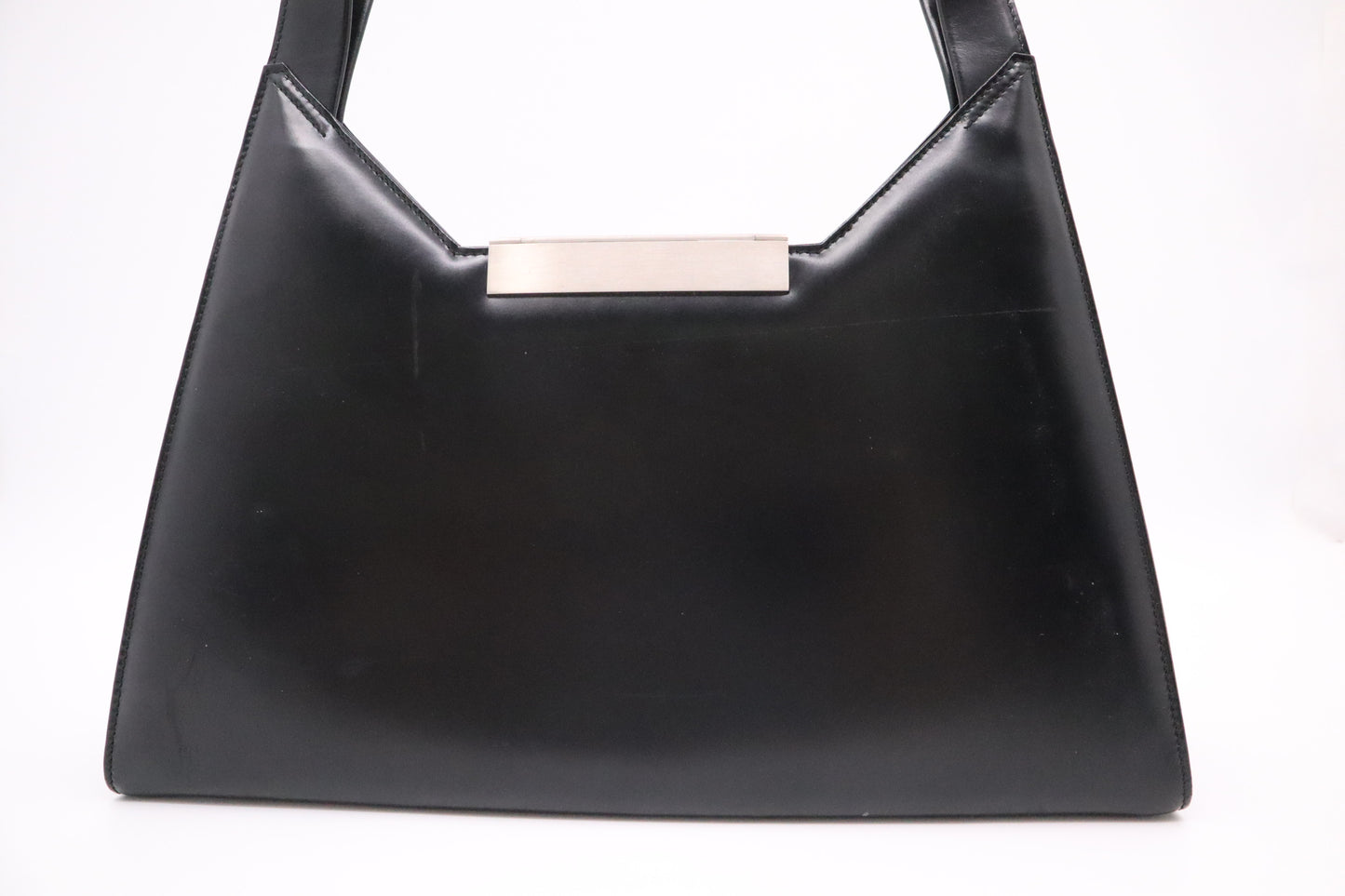 Ferragamo Shoulder Bag in Black Leather