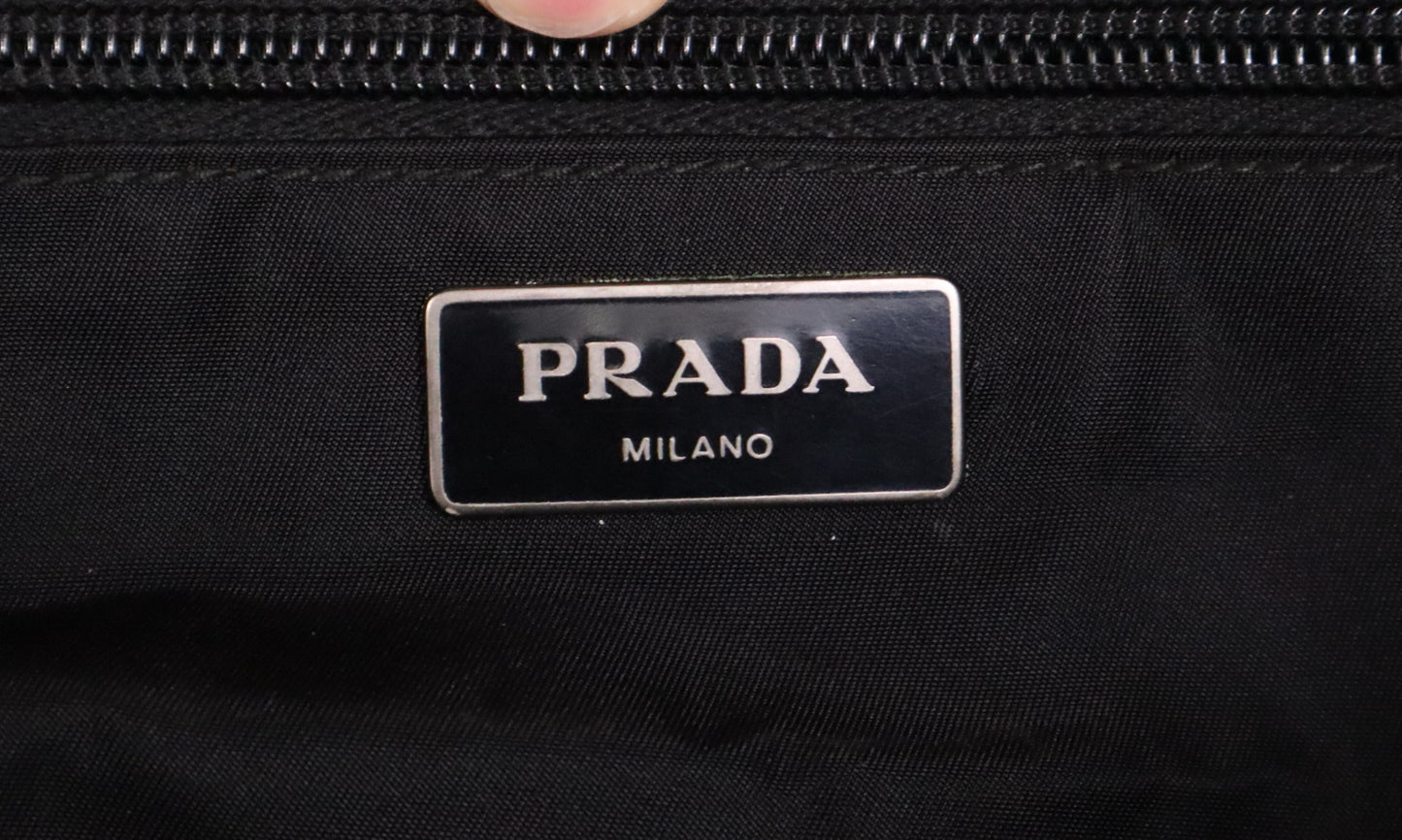 Prada Waist Bag in Black Camouflage Nylon