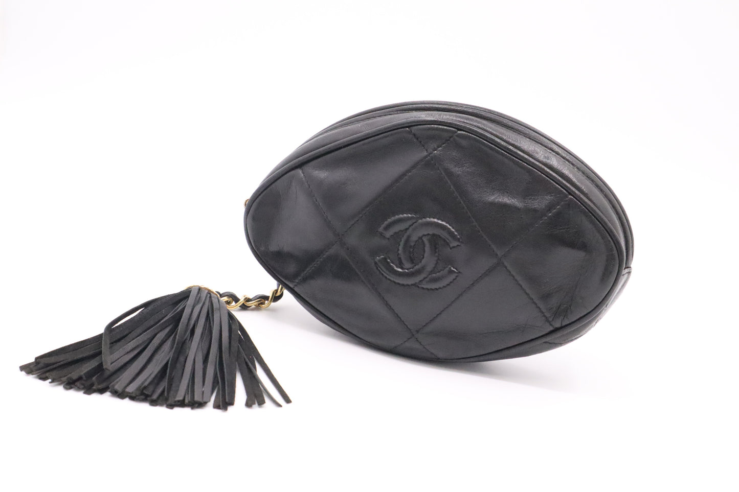 Chanel Pouch in Black Leather