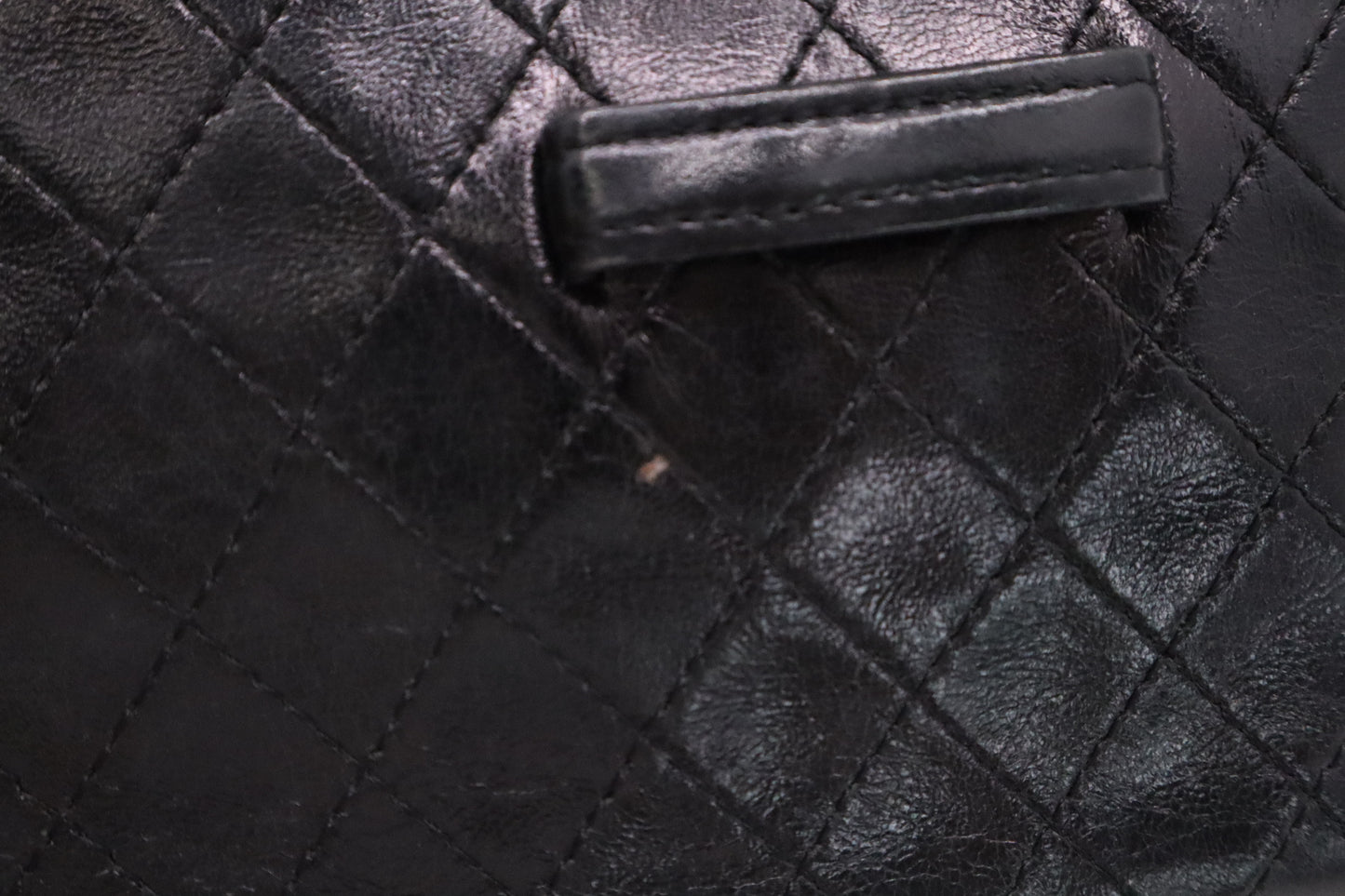 YSL Saint Laurent Clutch in Black Quilted Leather