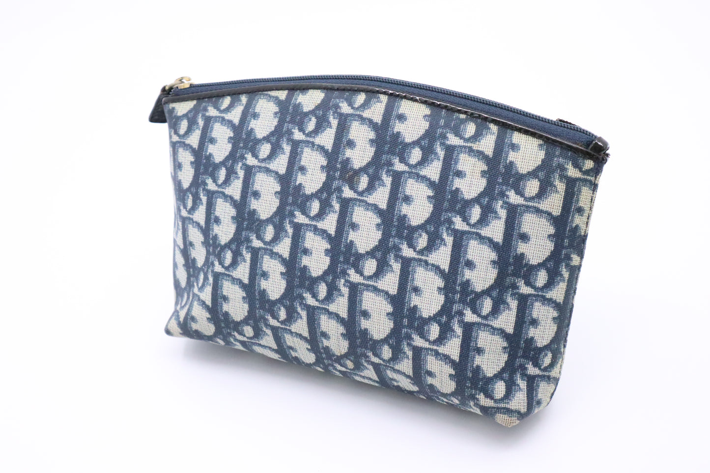 Dior Trotter Pouch in Blue Oblique PVC