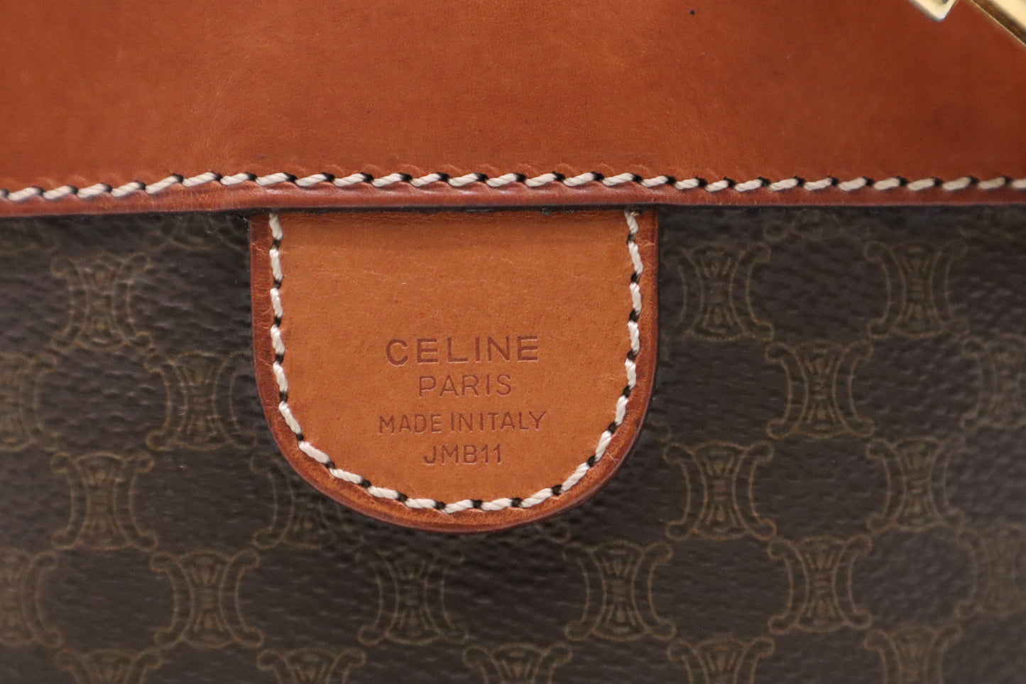 Celine Travel Bag in Macadam Canvas