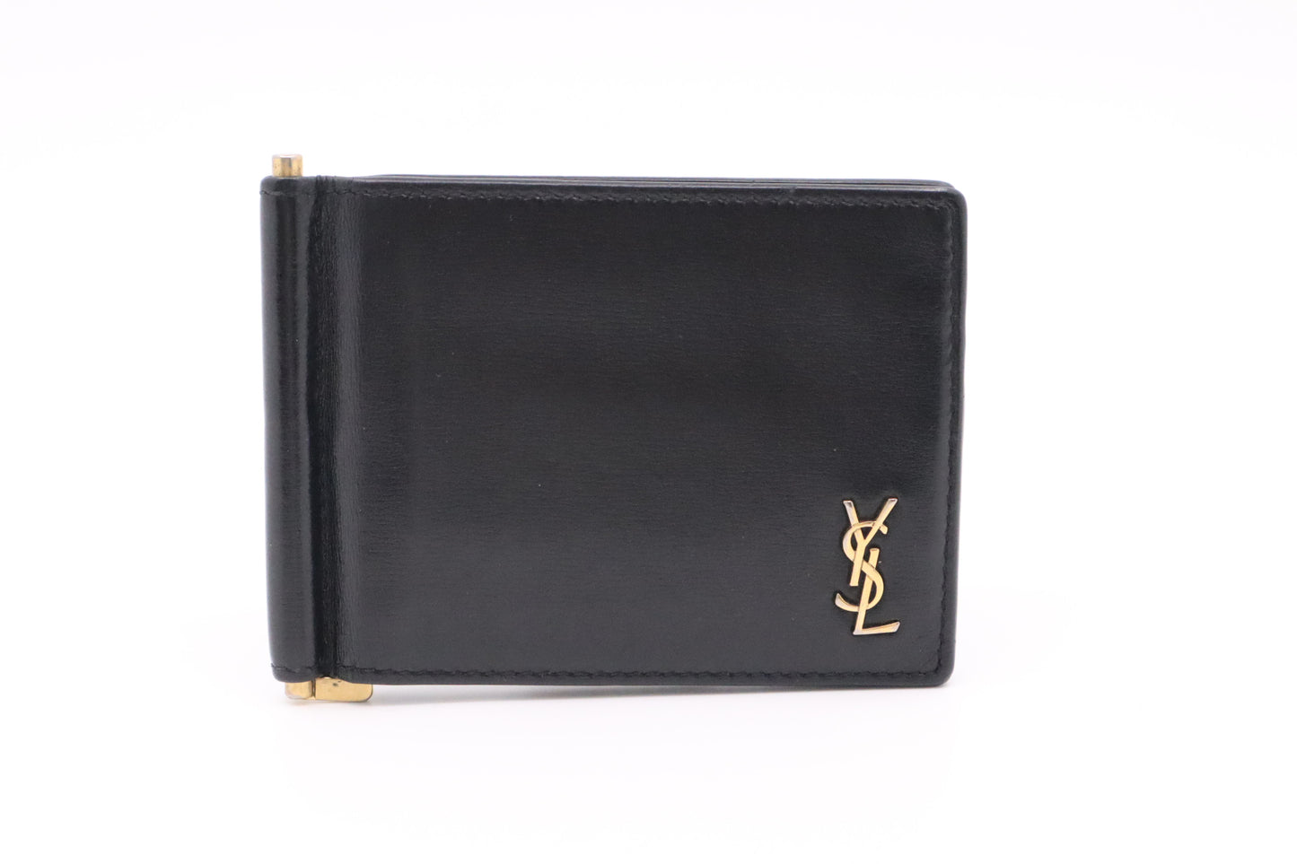 YSL Saint Laurent Bifold Wallet in Black Leather