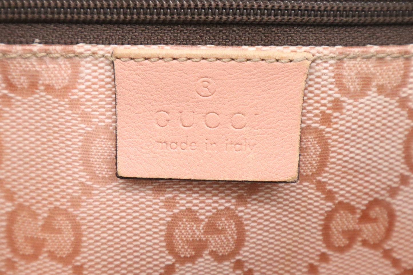 Gucci Pelham Tote in Pink Coated Canvas