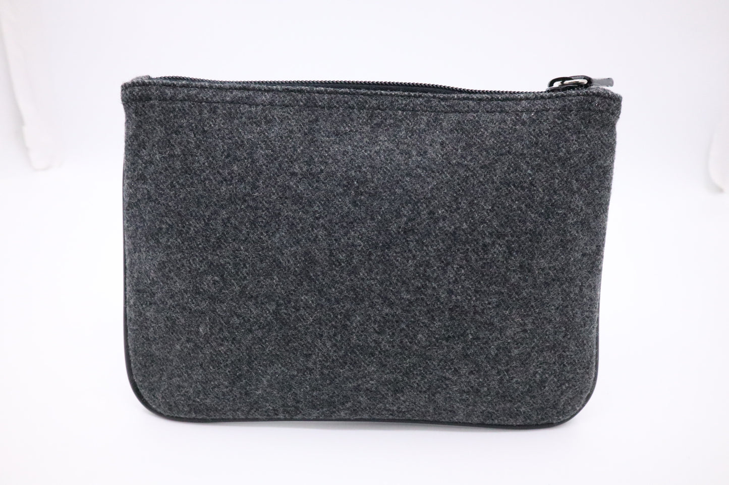 Prada Pouch in Gray Felt