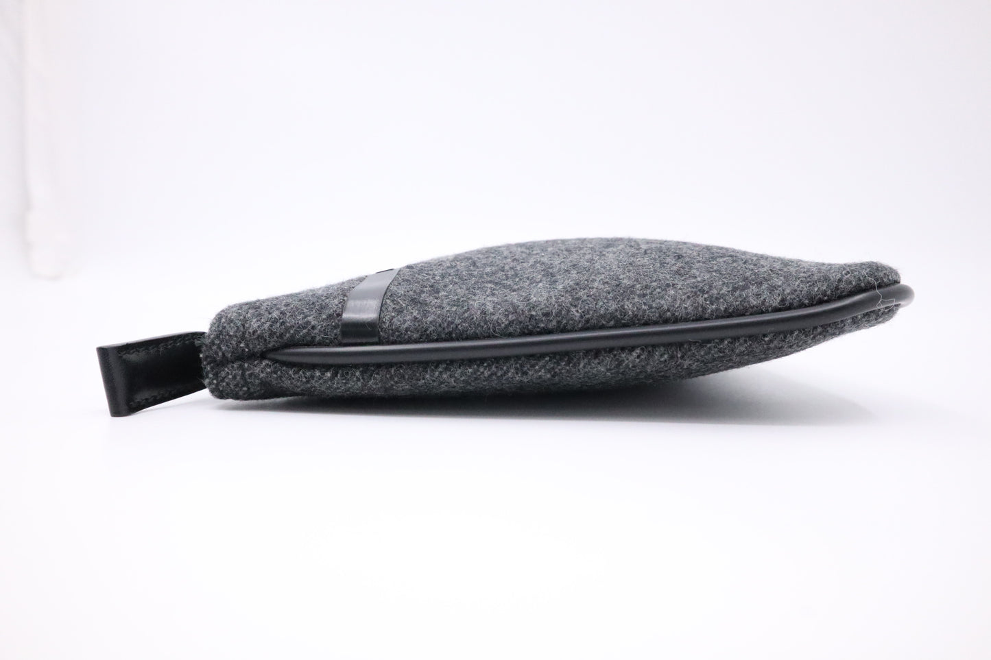 Prada Pouch in Gray Felt