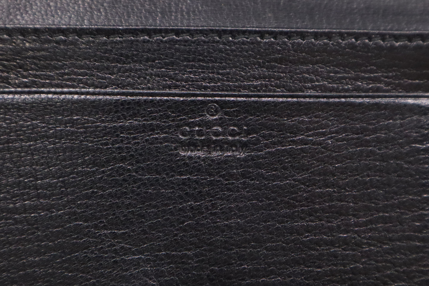Gucci Card Case in Black Leather