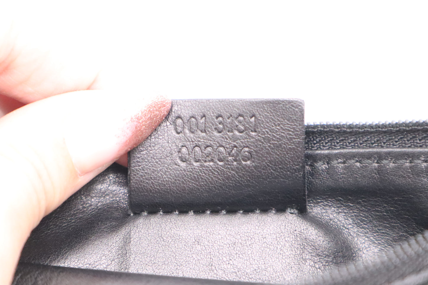 Gucci Shoulder Tote in Black GG Suede Canvas