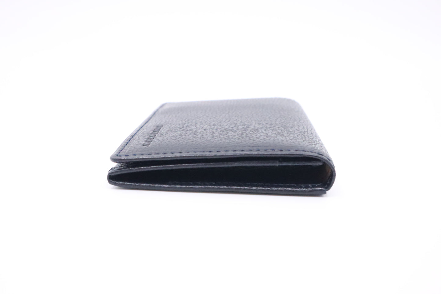 Burberry Card Case in Navy Blue Leather