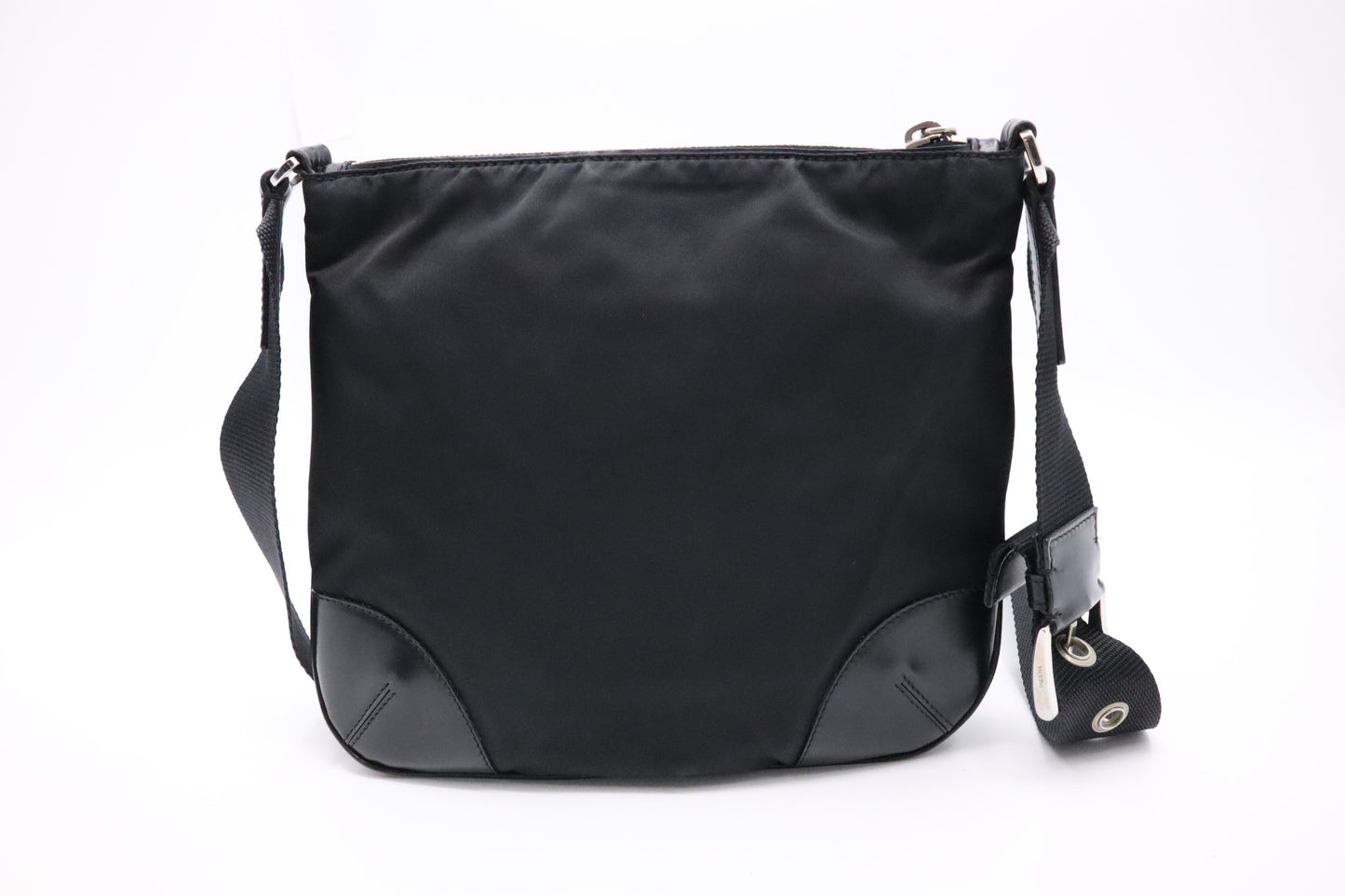 Prada Square Crossbody in Black Nylon