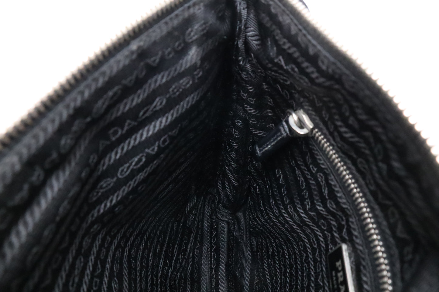 Prada Square Crossbody in Black Nylon