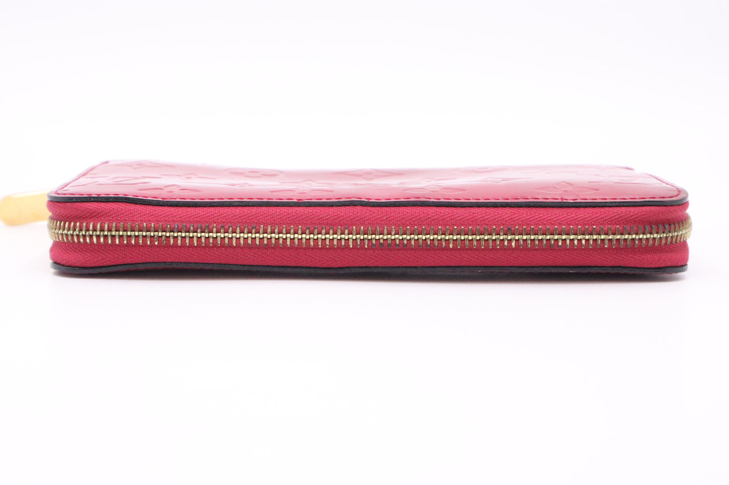 Louis Vuitton Long Zippy Wallet in Indian Rose Vernis Leather