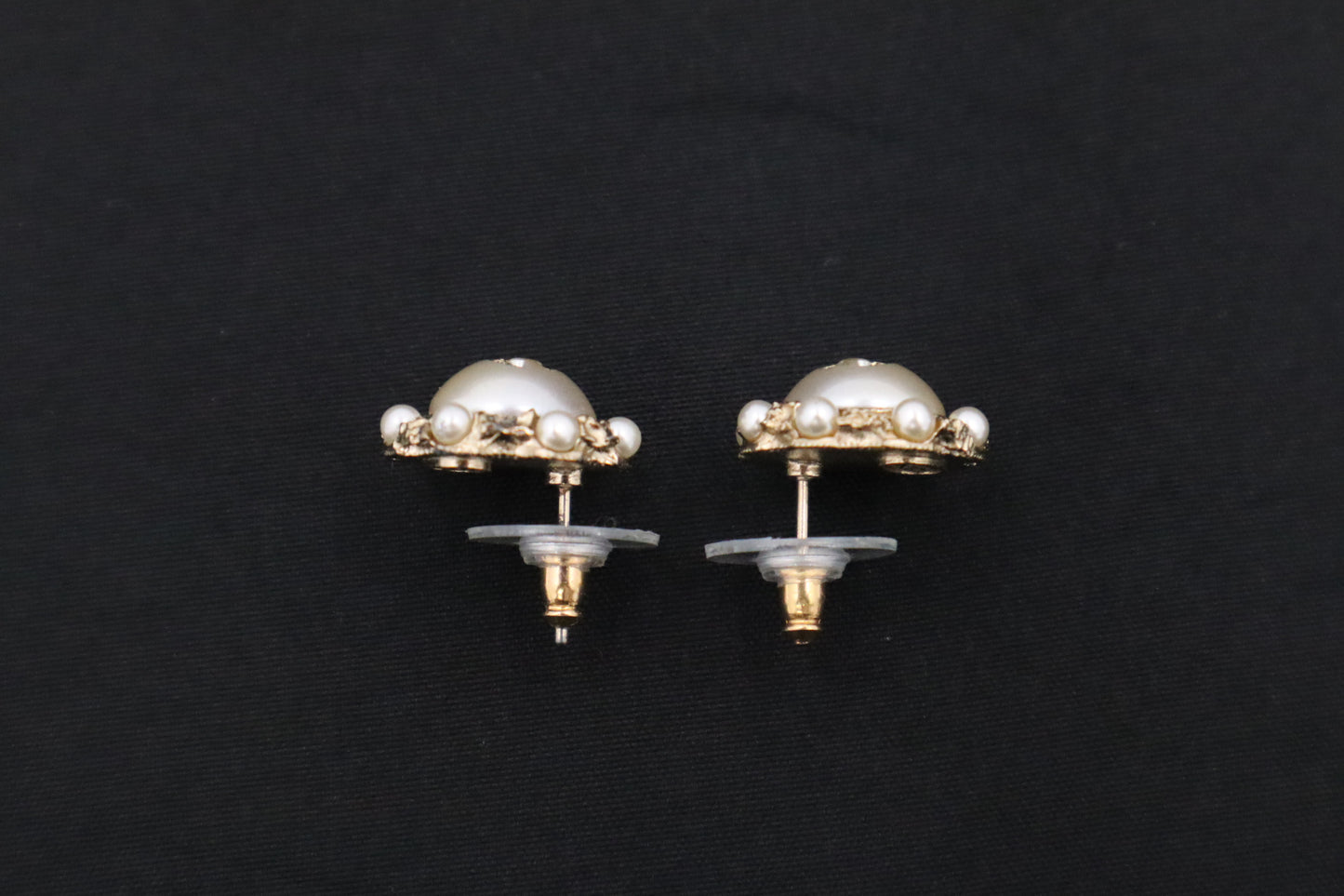 Chanel Pearl Stud Earrings