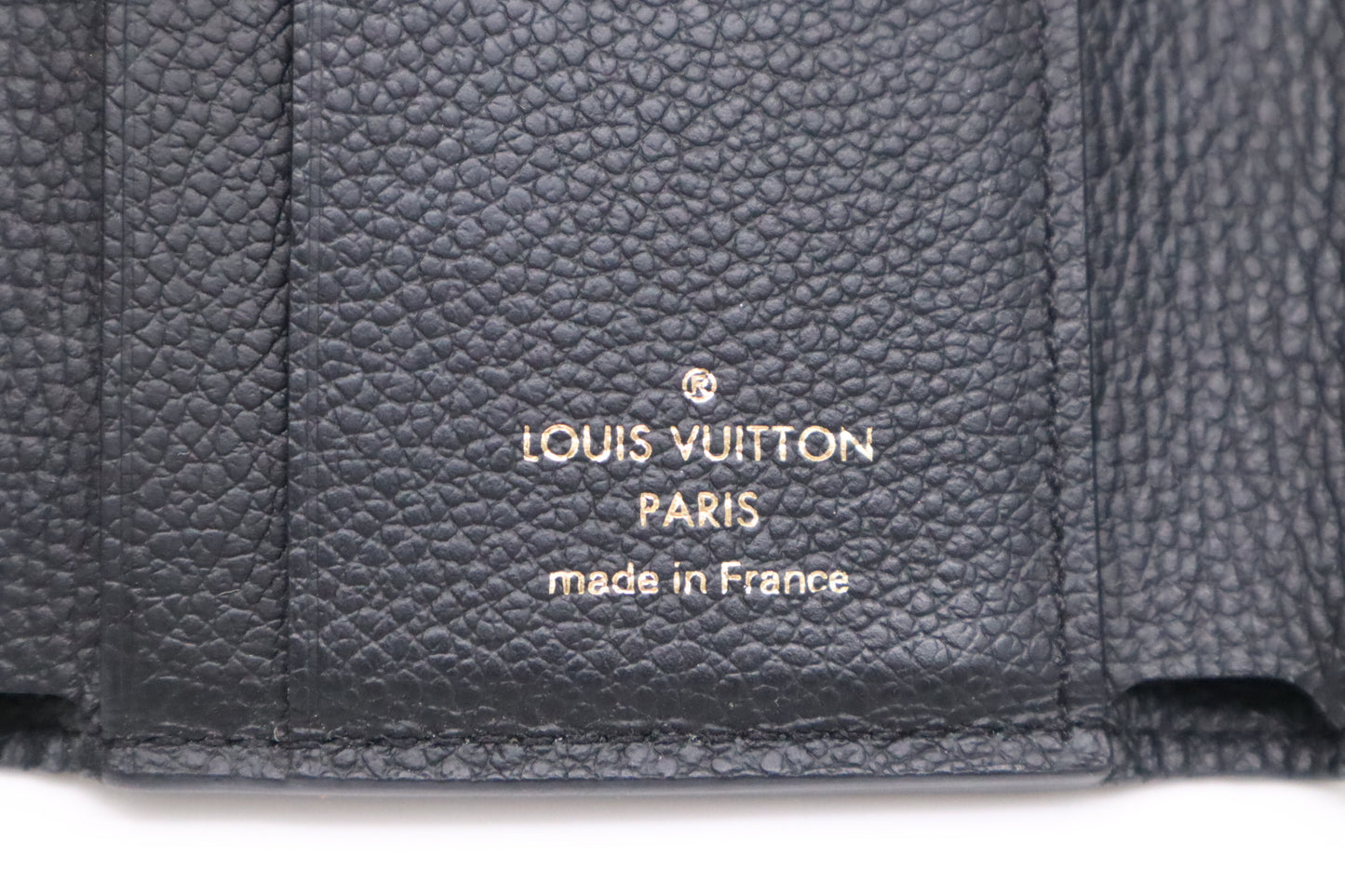 Louis Vuitton Card Case in Black Empreinte Leather