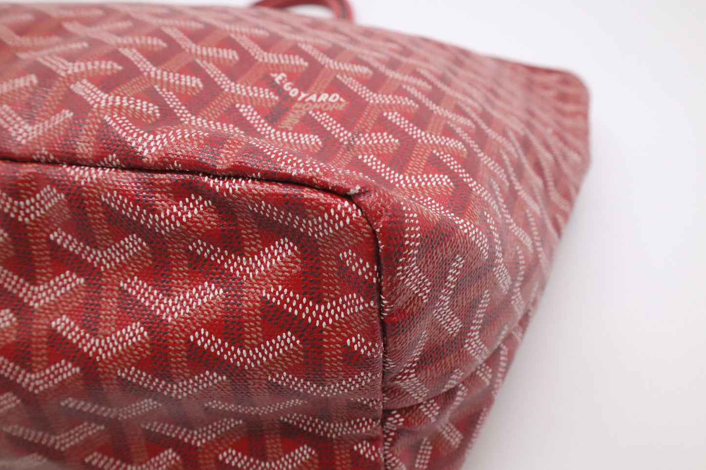 Goyard Saint Louis PM in Red Goyardine Canvas