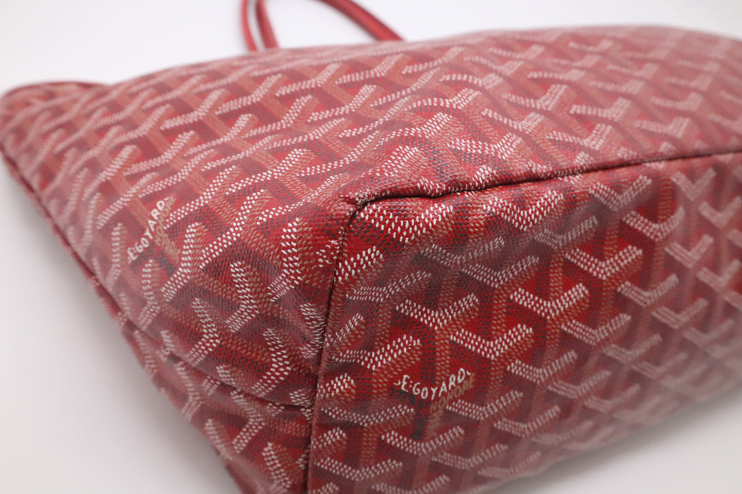 Goyard Saint Louis PM in Red Goyardine Canvas