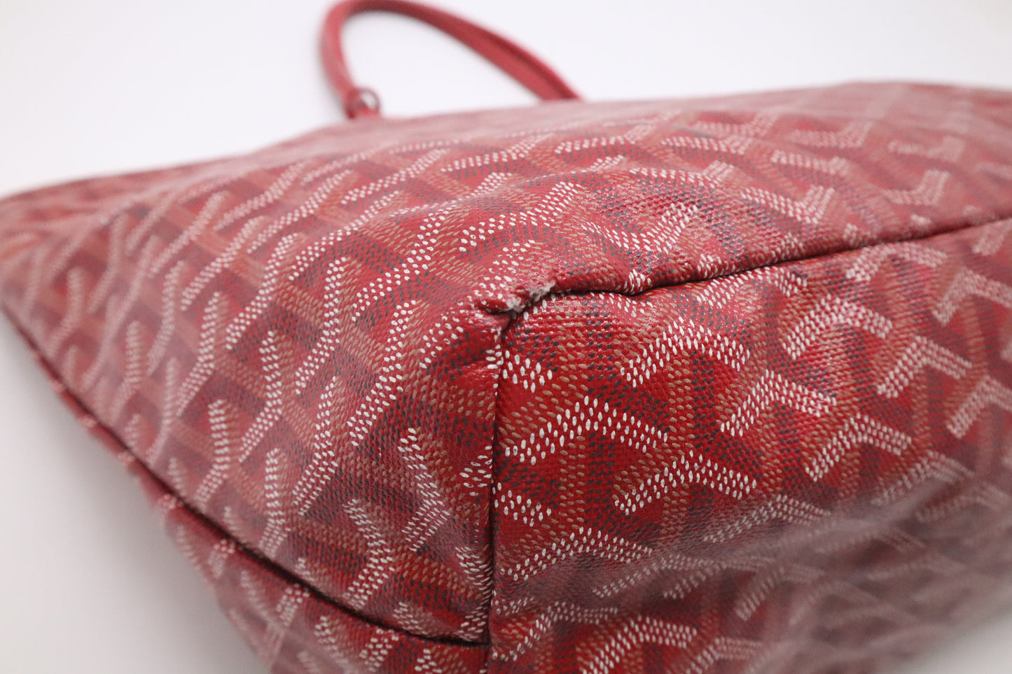 Goyard Saint Louis PM in Red Goyardine Canvas