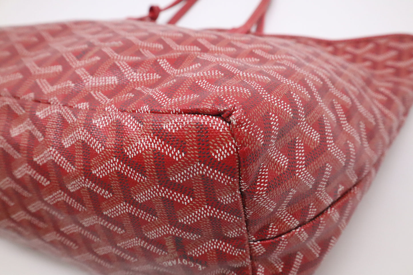 Goyard Saint Louis PM in Red Goyardine Canvas