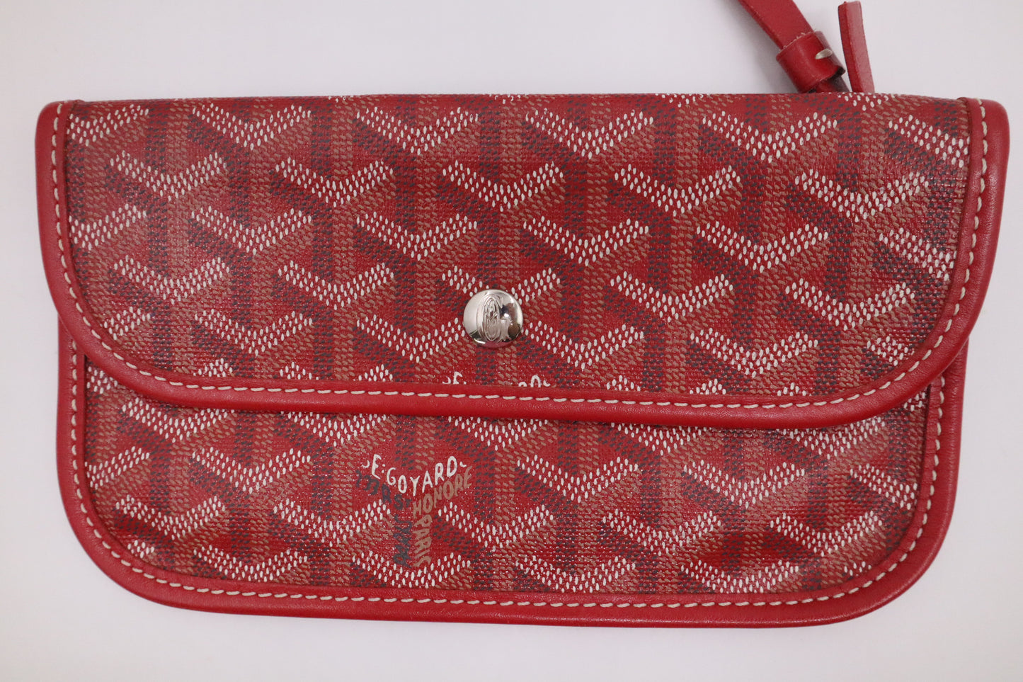 Goyard Saint Louis PM in Red Goyardine Canvas