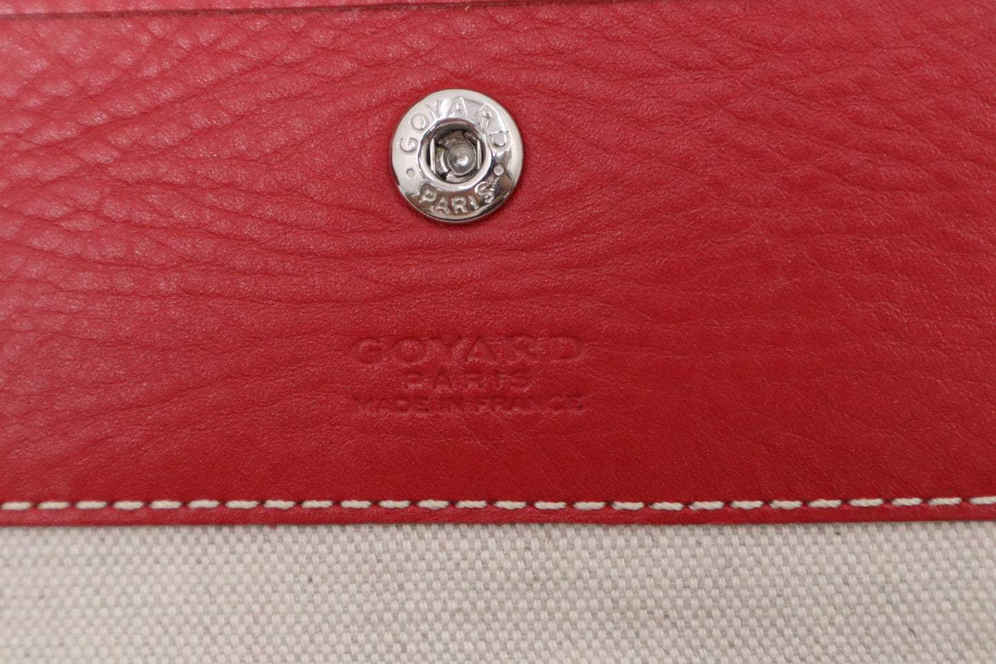 Goyard Saint Louis PM in Red Goyardine Canvas