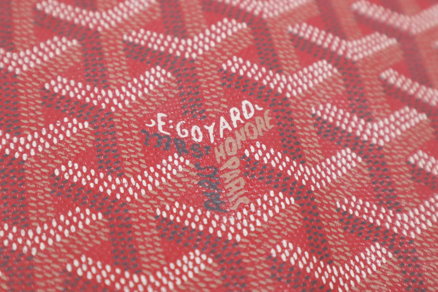 Goyard Saint Louis PM in Red Goyardine Canvas