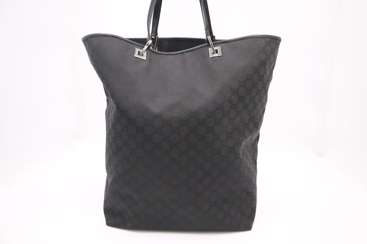 Gucci Large Tote in Black GG Canvas