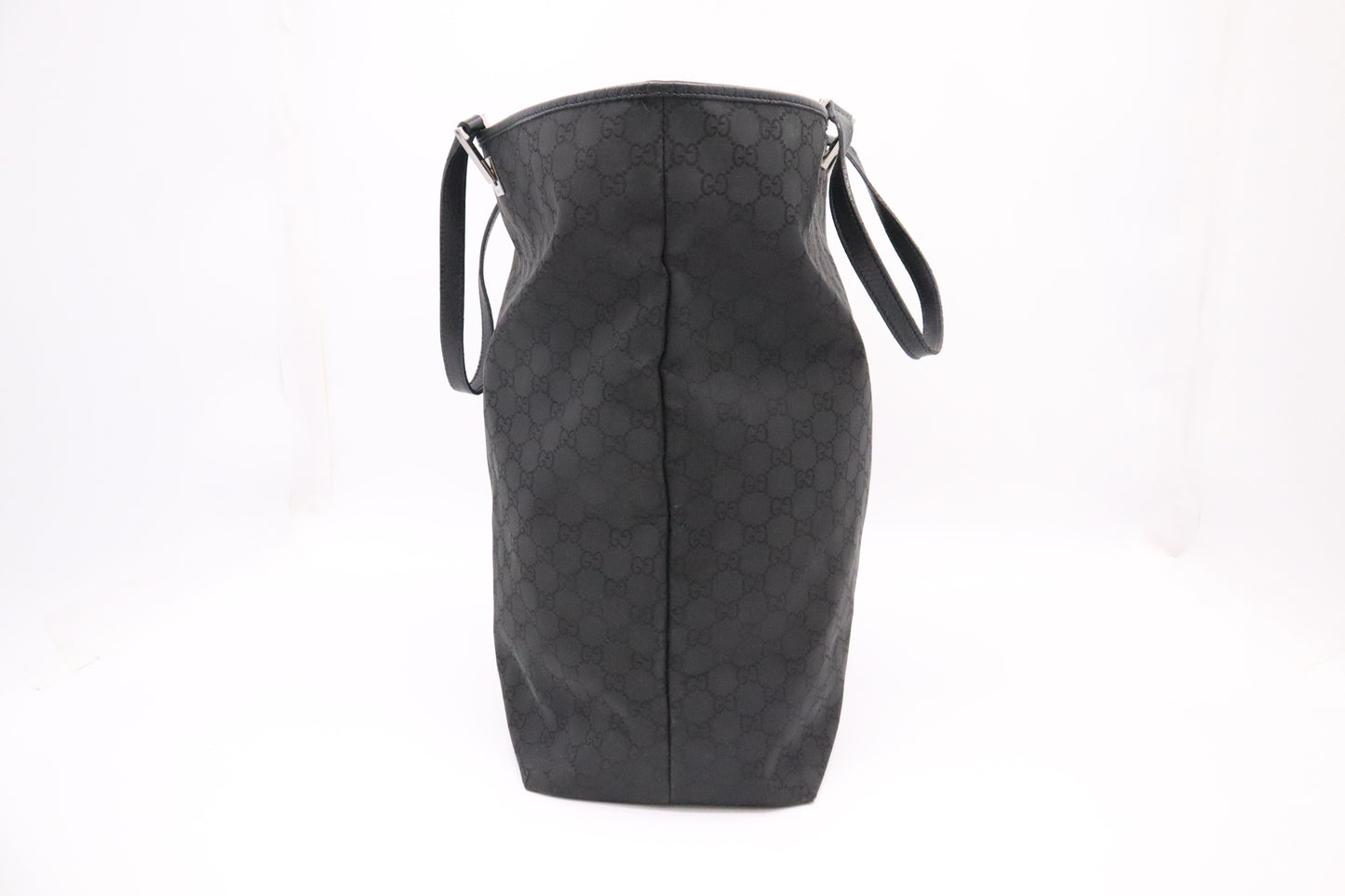 Gucci Large Tote in Black GG Canvas