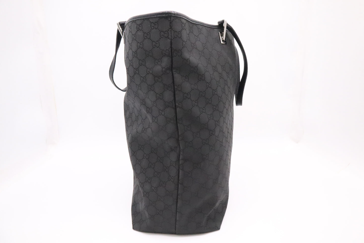 Gucci Large Tote in Black GG Canvas